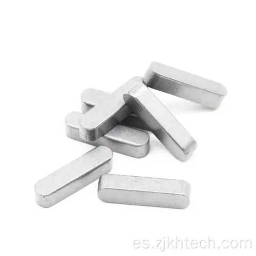 Claus cuadradas de acero al carbono y teclas paralelas rectangulares